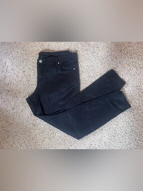 Kut from the kloth shiny black jeans